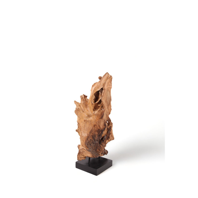 47" Inch Tall Organic Teak Natural Sculpture