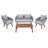 Robson Acacia 4 - Person Patio Conversation Set with Cushions-1753507672-1753507674