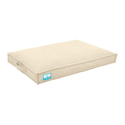 Lit pour chien en mousse viscoélastique déchiquetée avec doublure imperméable