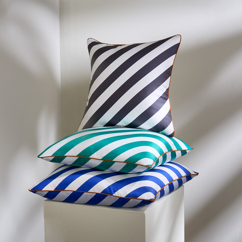 Cabana Silk Throw Square Pillow Cover & Insert