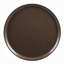Table de bout Lexy, plateau rond de 24 po, vert noirâtre ultrabrillant