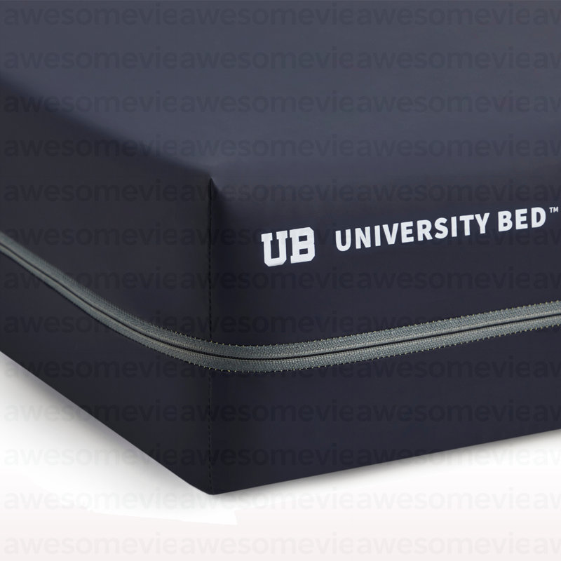 8" University Bed Mattress Encasement Protector, Twin XL, Navy, Extra-long Twin