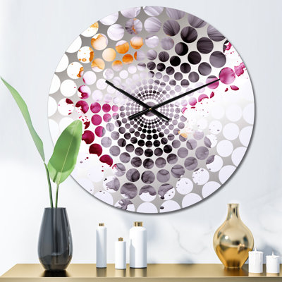 Redrick - Abstract Painting Wall Clock