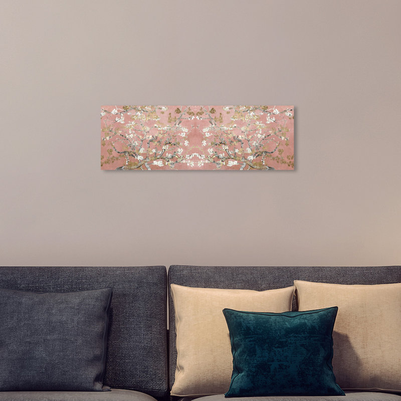 «Blush Blossoms», impression, Toile tendue, H 10 po x l 30 po x P 1,5 po