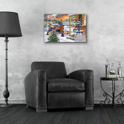 «Decking The Doghouse» par Bigelow, illustrations sur verre acrylique