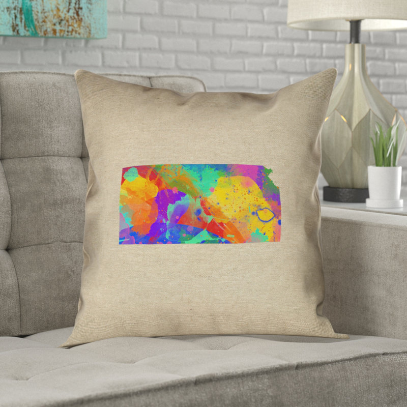 Coussin à double face avec fermeture à glissière dissimulée Katelyn Smith, 16 po x 1 po, Polyester filé, Coussin décoratif