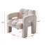 Chaise d'appoint pratique et large rembourrée-1672973414