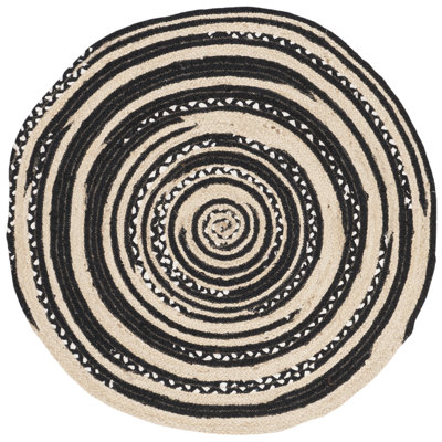 Zeitler Hand Woven Jute, Cotton Rug