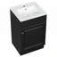 Meuble-lavabo de salle de bain en MDF durable avec lavabo en céramique et grand espace de rangement-1179339931