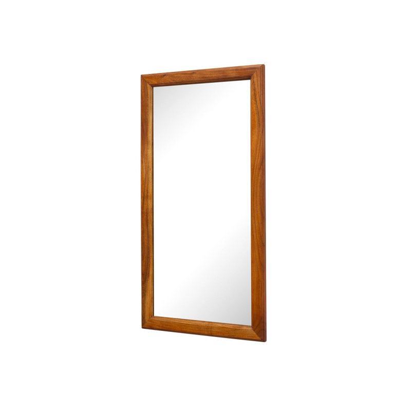 Oxford Wood Wall Mirror, Honey