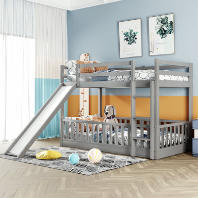 Jaidel Solid Wood Slat Bed