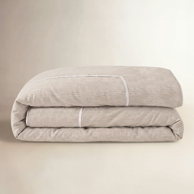 Keaton Linen Duvet Cover, Full/Queen Duvet Cover, Natural