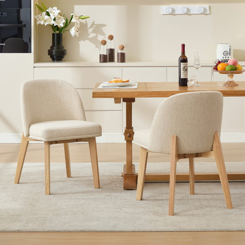 Chaise d'appoint rembourrée 19,3 po Aurea, Noyer