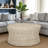 Tillerson Natural Rattan Coffee Table - Elegant Retro 32.5" Square Top for Living Room or Media Room-686415645
