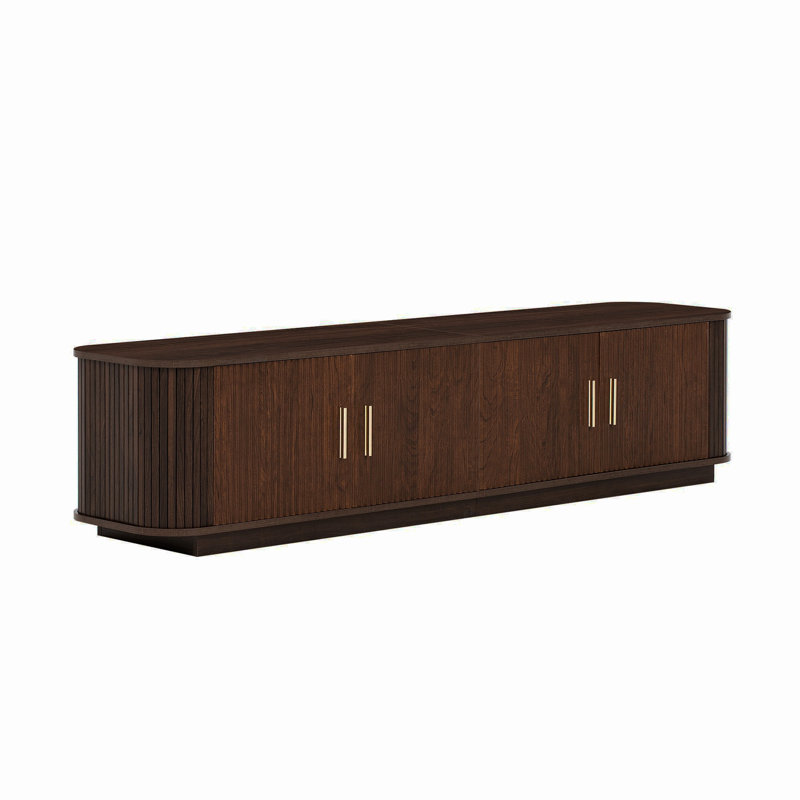 Meuble télé moderne avec téléviseur de 70 po ou moins pour téléviseur de 80 po ou moins avec meuble de rangement