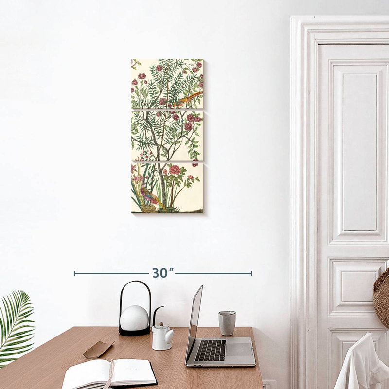 Traditional chinoiserie III, H 27 po x l 12 po