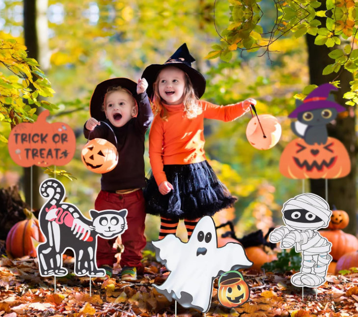 20 citrouilles fantômes d'Halloween