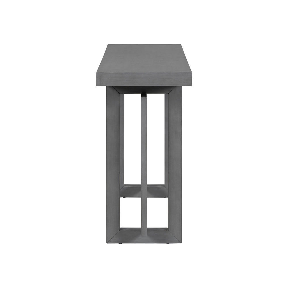Latitude Run® Contemporary Console Table With Wood Top, Extra Long ...