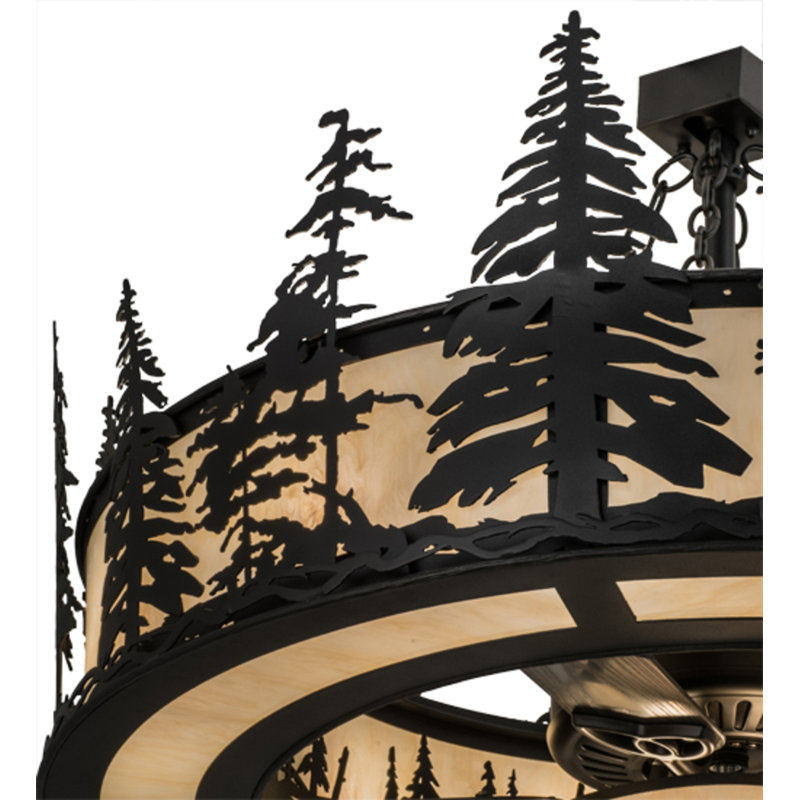 Tall Pines Downrod Ceiling Fan
