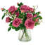 Roses In Crackle Vase - 17 Inches-441399158