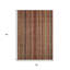Tapis extérieur lavable rayé taupe et gris 3 pi x 5 pi