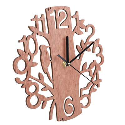 Horloge murale ronde moderne, autocollante 3D, décoration pour la maison, la chambre ou le bureau (#1)