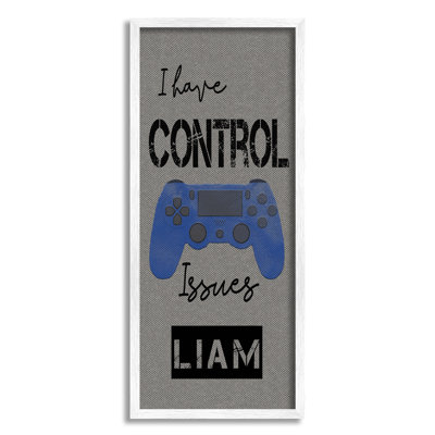 "Control questions" Gamer cmw-126, art mural personnalisé