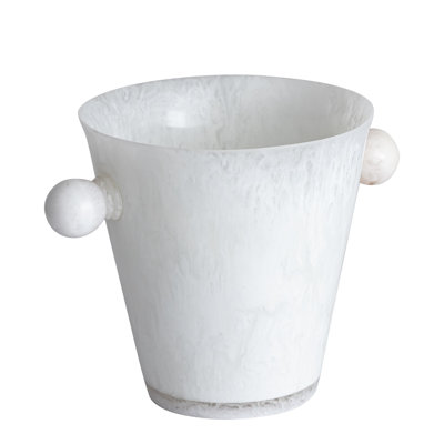Resin Ice Bucket W/Handles