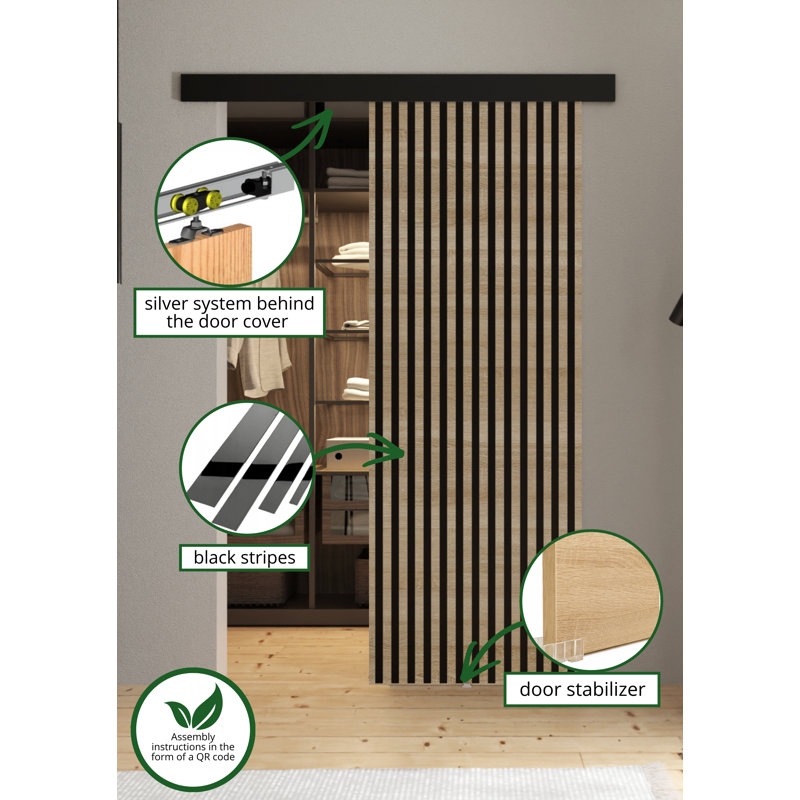 DOOR Belmo 1, Sonoma Oak, 86cm x 205cm