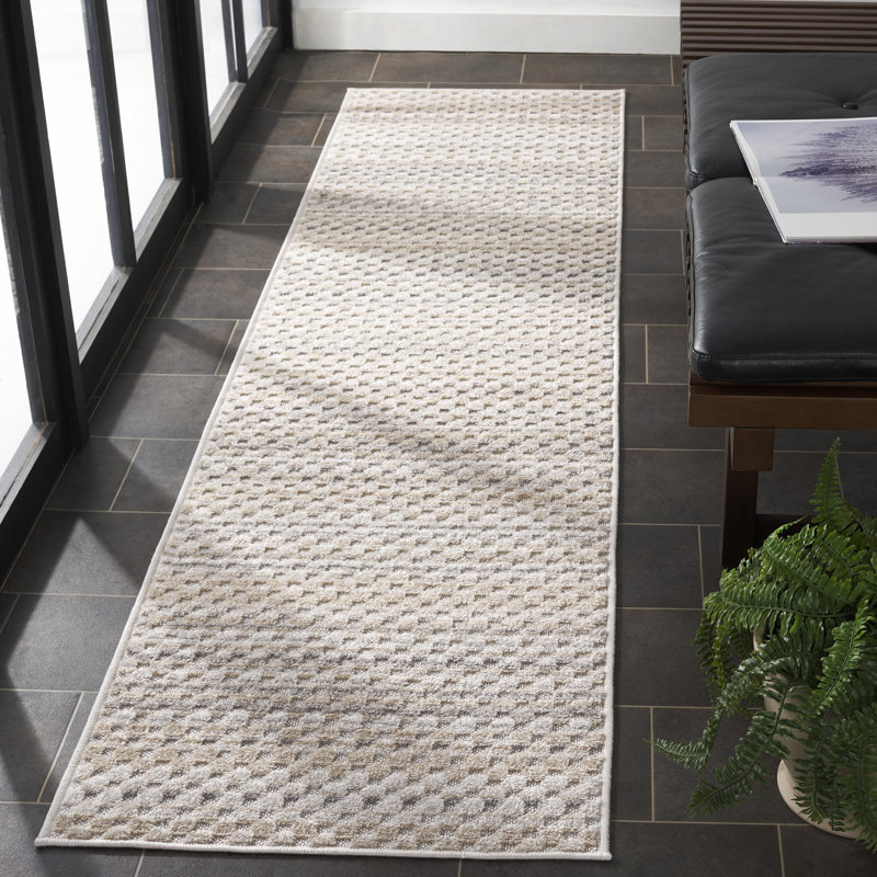 Keydren Performance Abstract Rug, Runner 2' x 8'