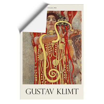 Hygeia Print by Gustav Klimt - Frameless Print