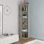 Nati Modern Corner Bookcase 5 Tiers | 34 x 34 x 161 cm | Space-Saving Design-16657714