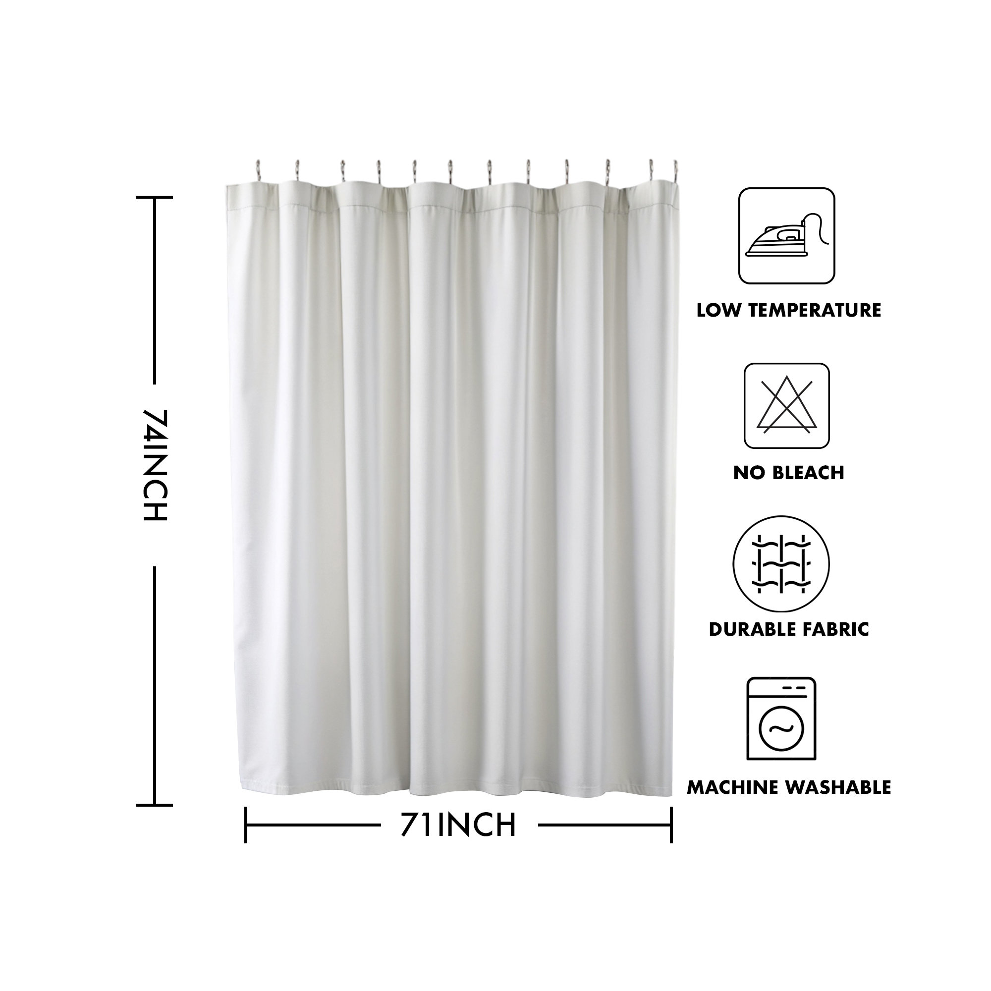 Thora Tribal Shower Curtain, ThoraVee Gray