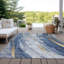 Tapis intérieur / extérieur bleu lavable à la machine 2 pi 6 po x 3 pi 10 po Claudian ACN1676-104372605
