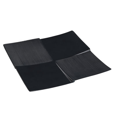 Yanco Black Pearl Melamine Platter