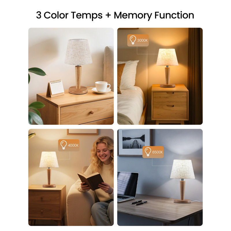 Wood Table Lamp