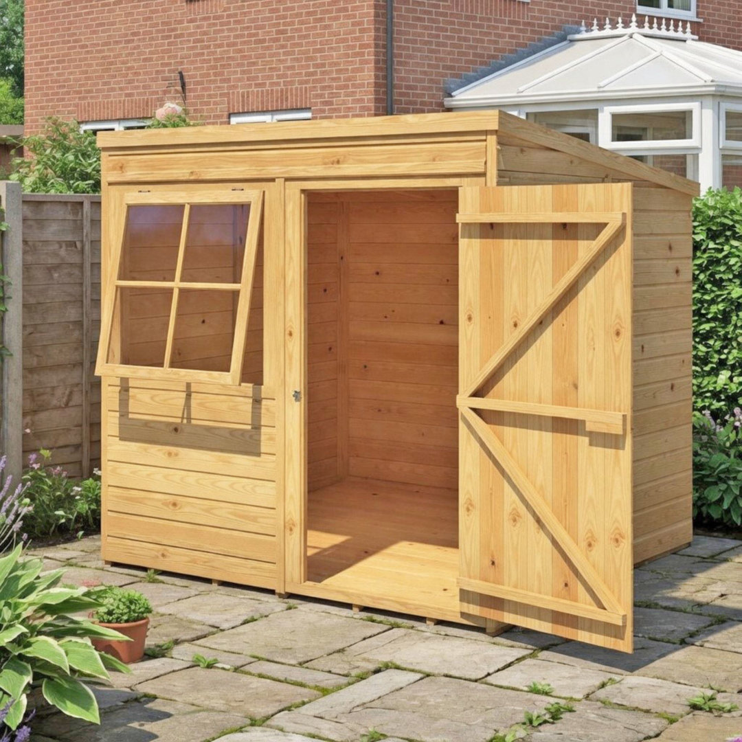 Shire 7 ft x 7 ft Pent Shed
