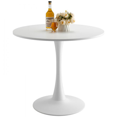 Round Metal Base Dining Table