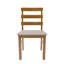 Chaise de salle à manger de style scandinave avec siège rembourré-1202620527