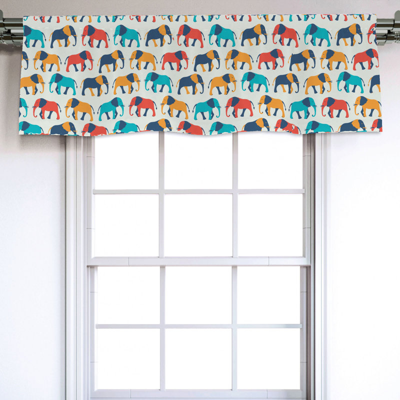 Sateen Ruffled Window Valance
