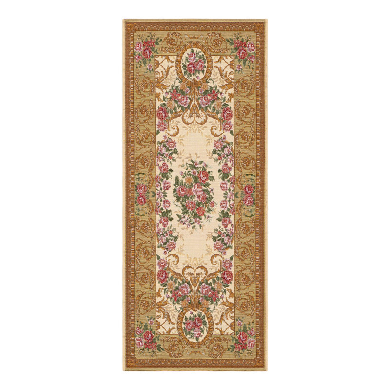 Indoor/Outdoor Traditional Area Rug, Runner 2' x 5'1"