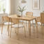 Chaise d'appoint empilable en lin Bedi