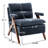 Mid Century Upholstered Arm Accent Chair with Solid Wood Legs-112041300