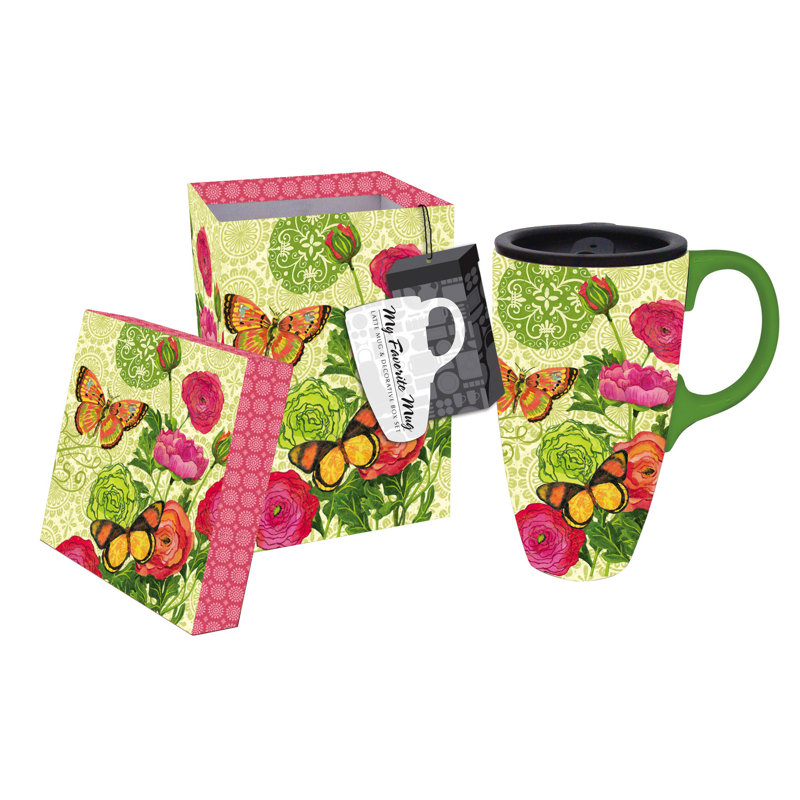 Botanica Ceramic Travel Mug