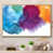 Toile naturelle avec cadre flottant
