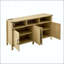 Buffet 4 portes avec prises de courant, ports USB et tablettes réglables-587746506