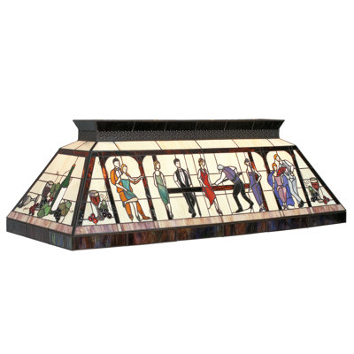 Cleitus 4-Light Pool Table Lights Geometric Pendant By RAM Game Room