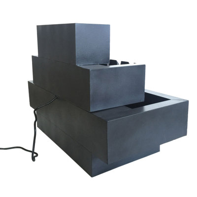Rectangle multi-niveaux Fountain-Zinc