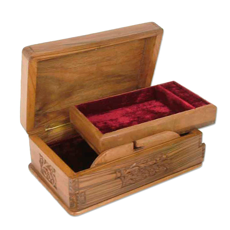 Boîte à bijoux avec bouquets envoûtants