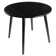 Conell 36" Round Drop Leaf Table Black Finish
